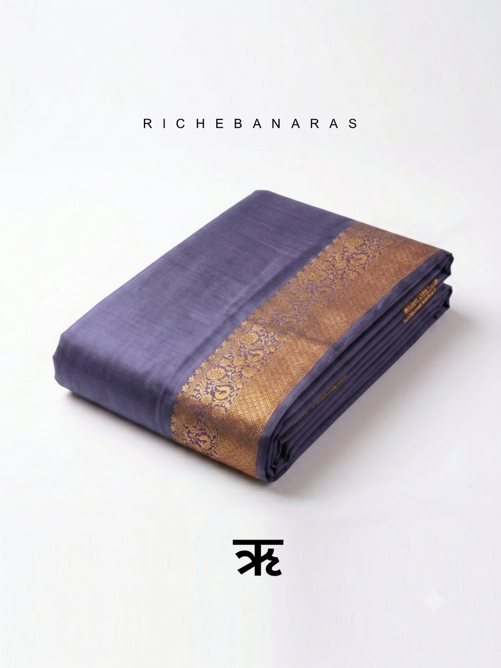 The Lavender Mist Banarasi Chiniya Silk Saree