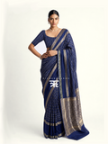 Midnight Sovereign Art Silk Banarasi Saree