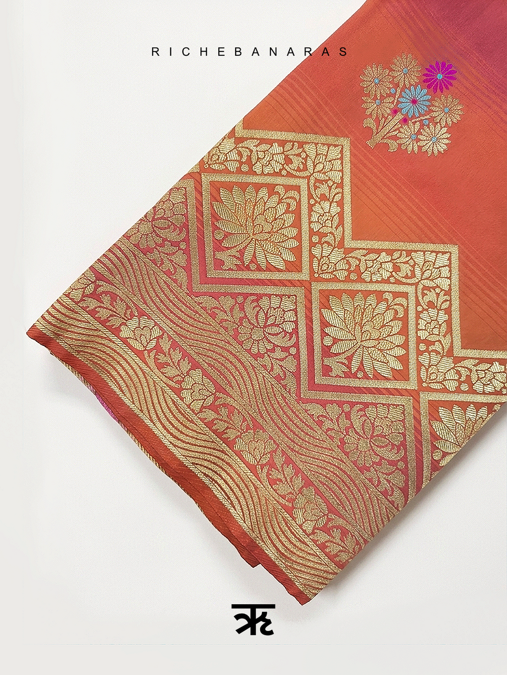 Amethyst Élan Meenakari Art Silk Banarasi Saree