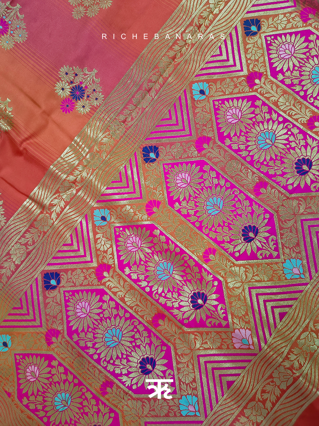 Amethyst Élan Meenakari Art Silk Banarasi Saree