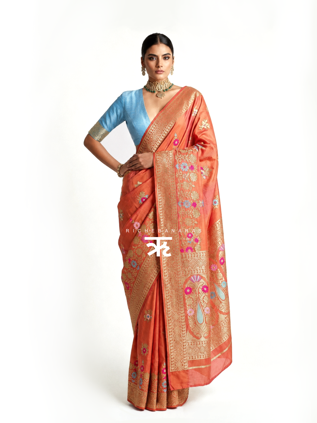 Coraline Éclat Meenakari Art Silk Banarasi Saree